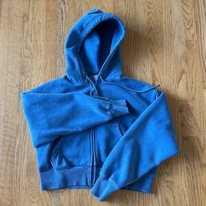 Aritzia Soft Blue Boyfriend Fit Hoodie